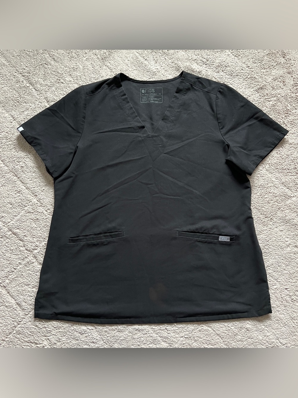 FIGS Technical Collection Scrub Top Medical Healthcare Nursing Utility Sz XL